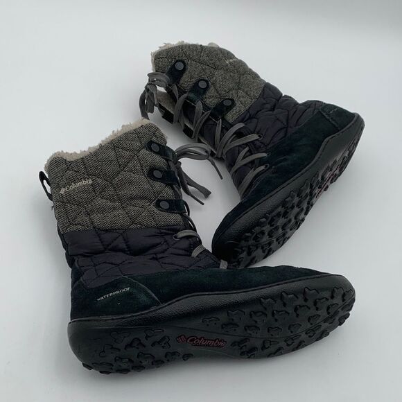 Columbia Women's Black and Gray Winter Boots - Picture 11 of 14